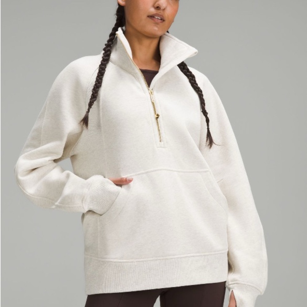 Lululemon scuba oversized funnel-neck half zip *long